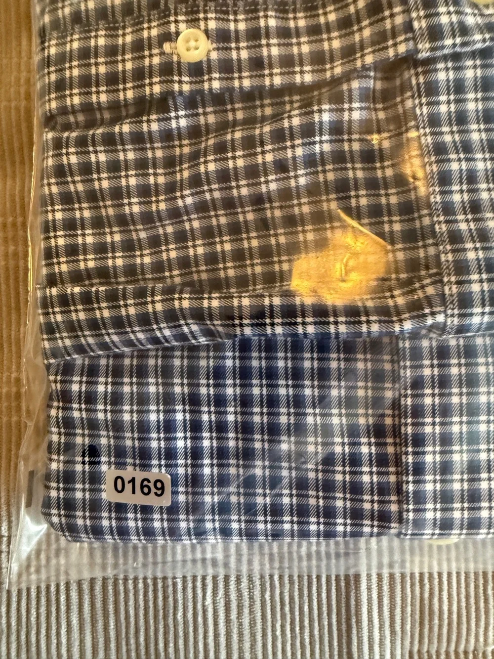 Banana Republic Men’s Non-Iron Tailored Slim Fit Plaid Shirt – Size Large